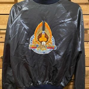 Silk/sateen bomber